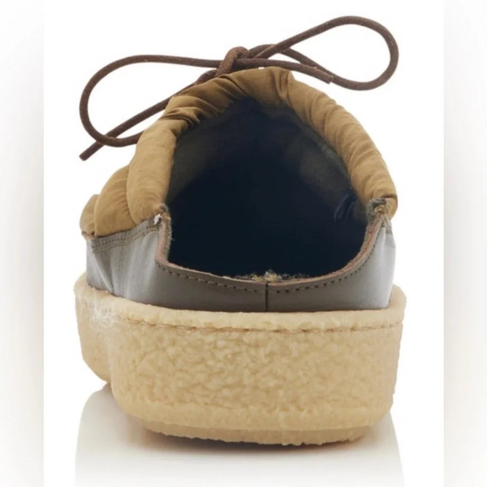 Isabel Marant Zikee Colorblock Slides In Khaki - Picture 5 of 12